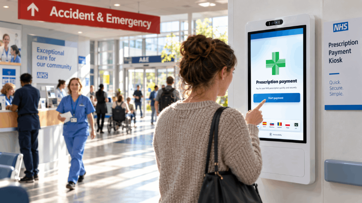 Out of hours prescription payment kiosk